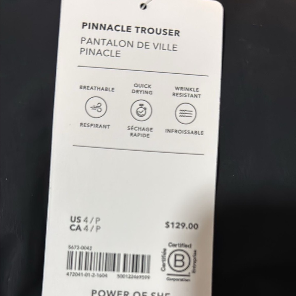 Athleta Pinnacle High Rise Trouser // Black - Picture 14 of 15